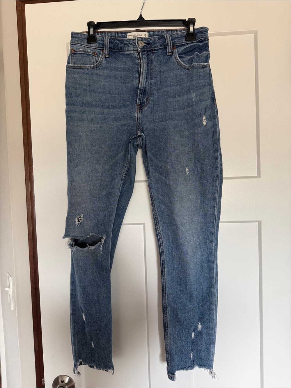 Abercrombie & Fitch High Rise The Skinny Jeans - Curve Love
